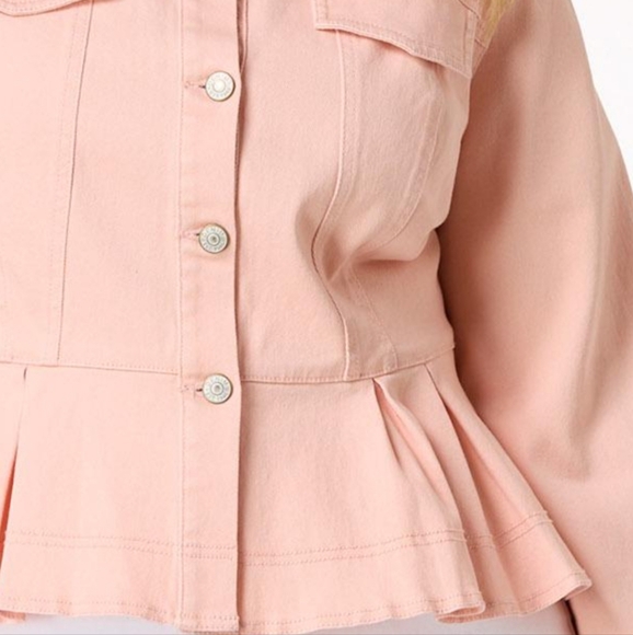 Pink denim jacket - Picture 4 of 5